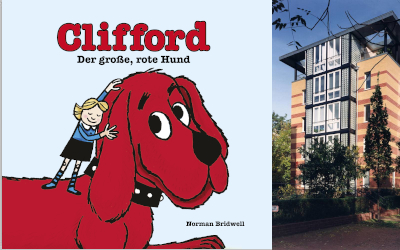 Clifford in der Nähe unseres Berliner BUCH CONTACT Büros entdeckt
