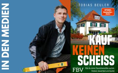Autor Tobias Beuler mit seinem neuen Buch in den Medien